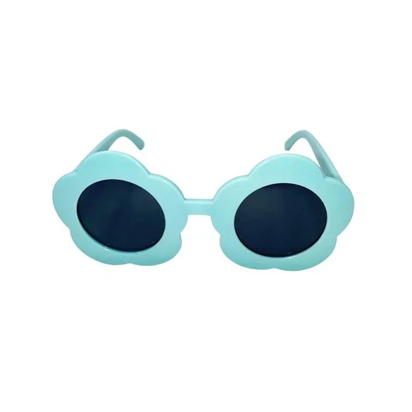 Blue Flower Power Sunglasses - Picture 9 of 11